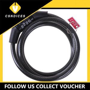 [Csndices] Cycling security 4 digit combination password bike bicycle cable chain lock