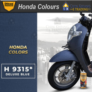 Diton Premium H9315 Deluxe Blue H 9315 Honda Colors Motorcycle Spray Paint 400ml