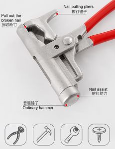 {SG} Multi-function Universal Fitter 10 In 1 Hammer Screwdriver Electrical Nail Gun Pipe Pliers Wrench Clamps Pincers Carpentry {Local Store Delivery}