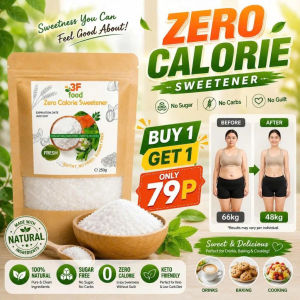 [BUY 1 FREE 1] 1KG Stevia Sweetener – Zero Calorie Suitable For Keto Low-Carb Diet