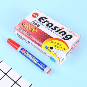 1pcs/3pcs Whiteboard marker Sign pen Water-based Erasable Erasing White Board Marker Red/Blue/Black