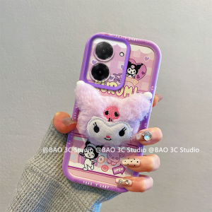อ่อน เคสโทรศัพท์ Phone Case Redmi A5 POCO C71 2025สายคล้องแบบมี เคสโทรศัพท์ 3มิติลายการ์ตูนน่ารัก Kuromi Rabble Cover