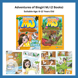 [SG STOCK] WS E - Biogirl MJ Comic Book and World of Science Full Set Bundle - Children Science Book Age 6-12 Kids Present Gift Early Learning Education Fun Activity