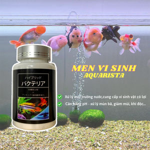 [Combo 2 lọ khuyến mãi] Men vi sinh bể cá Aquarista- Thế hệ mới của Nhật giúp phân hủy chất thải - Làm trong hồ nước thủy sinh