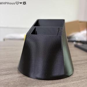 WP💓💛💖 2 Grids Desktop Remote Control Holder with Large Capacity for Living Room Sofa TV Remote Storage Organizer