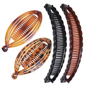 4pcs Hair Styling Clip Banana Hair Clip Set For Effortless Updos And Elegant Hairstyles for Various Occasion and Outfit