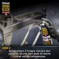 DITON CHASSIS BLACK ANTI RUST COATING 1K 400ML. 