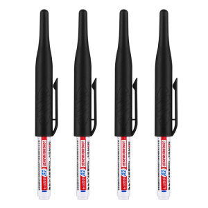 2/4Pcs Large Capacity 32mm Long Head Markers Pen Bathroom Woodworking Oil Pens Multi-purpose Deep Hole Marker Pens