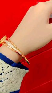Gelang Bangle Xuping Gold Dan silver Dilapisi emas Model Terbaru