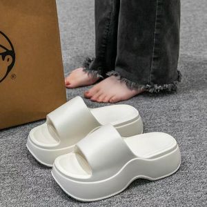 [Free Shipping] Thick-soled womens sandals with high heels platform soles non-slip versatile solid color Eva thick-soled wedge height-increasing sandals for women
