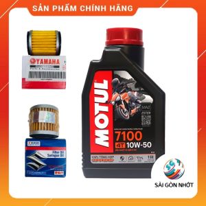 [TẶNG LỌC NHỚT] Dầu nhớt Tổng Hợp Xe sốXe côn tay Motul 7100 10W50 - CHÍNH HÃNG