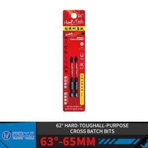 Mũi Vít 4 Cạnh Chuôi Lục Giác HanPuTools PH2 63° Chất Liệu HRC Cao Cấp