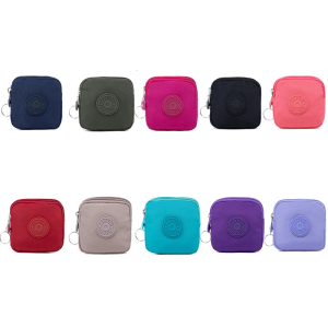 Đa Năng Key Tổ Chức Không Thấm Nước Nylon Xây Dựng 10 Phong Cách Màu Sắc An Toàn Đóng Cửa Túi Lưu Trữ