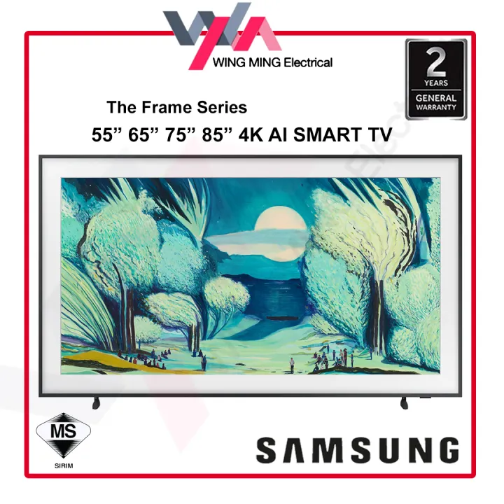 Samsung The Frame QLED 4K Vision AI Smart TV LS03 Series Quantum Dot HDR One Connect 55" 65" 75" 85"
