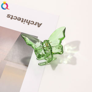 Nice Child Jedai Rambut Motif Kupu-Kupu Kristal Butterfly Korean Transparant Hair Clip Women Fashion