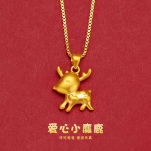 Vòng Cổ Mặt Dây Chuyền Vàng 24K Thời Trang Nhật Bản Và Hàn Quốc Trang Sức Tinh Tế Nặng 10 Gram Với Bạn