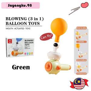 Blow Music Sensory Toys with Whistle for Kids Breathing Exerciser Floating Balls Gifts for Boys Girls Mainan Budak