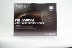 Wireless Mikrofon Mic Professional AUDIO One Seri WM-22PP Dynamic Microphone GARANSI 1 TAHUN | DMS