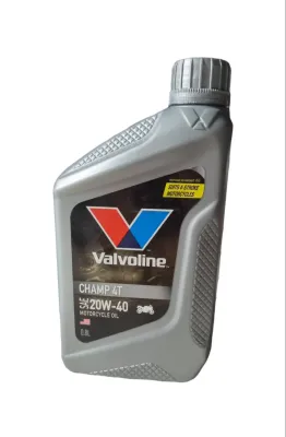 ( มีคูปองส่งฟรี / 0.8 ลิตร ) Valvoline CHAMP 4T น้ำมันรถจักรยานยนต์ 4 จังหวะ เเชมป์ 4 ที SAE 20W-40