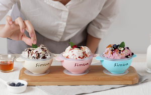 Simba Its Yummy Anti Scald Silicone Suction Bowl with Cover Lid Mangkuk makan tahan panas bayi 宝宝喂食辅食吸盘碗