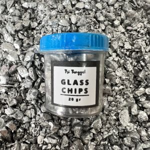 Glass Chips 20gr gram Silver Kaca Stone Flakes Resin Pernak Pernik Dekor Dekorasi Kreatif Hias Hiasan Clay Padat Padatan DIY Kerajinan Bahan Kesenian Art Prakarya Seni Bahan Craft Crafting Warna Warni Paint Painting Color Grosir praakarya Malang
