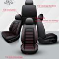 Isuzu special car leather seat cover fully surrounds five-seat car seat protective cover car accessories Suitable for Isuzu MU-X LANDER DISCOVER D-MAX  and other five-seater models. 