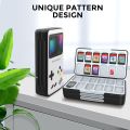HEIYING Switch Game Card Case for Nintendo Switch / OLED / Lite,Customized Pattern Portable Travel Carry Case with 72 Game Card Slots and 24 Micro SD Cards Slots. 