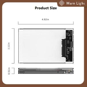 2.5 USB 3.0 to SATA SSD HDD Hard Drive Disk External Case Enclosure