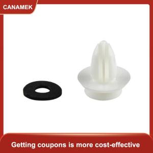 【CANAMEK 】 50 100Pcs Car Door Panel Clip W Sealing Ring Auto Vehicle Retainer Fastener Bumper Clip Car Push Pin Rivet Door Panel Board Clip