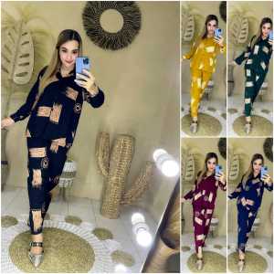 Setelan Kemeja Wanita Rayon Premium One Set Rayon Setelan Wanita Terbaru Kekinian
