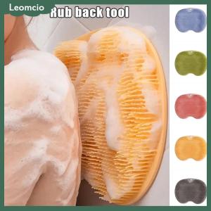 [Leomcio] แผ่นรองนวดหลังแปรงทำความสะอาดเท้าอาบน้ำเสื่อล้างอเนกประสงค์แบบดูดติดผนังเสื่อถูเท้าแขนอาบน้ำ