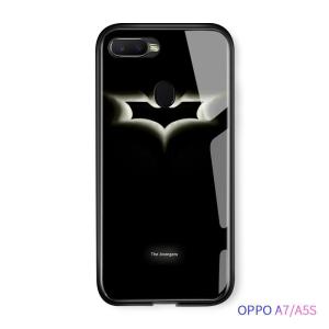 Casing Case For OPPO A3S Realme C1 OPPO A7 A5S A12 Luminous Avengers Superhero Captain America Ironman Case Glow in Dark Tempered Glass Back Casing Cover