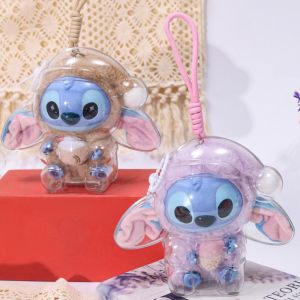 ROBERTA Eat Something Before Sleep Serie Stitch Protective Case Waterproof Anti-lost Stitch Doll Storage Bag Cute Portable Stitch Doll 3D Display Box