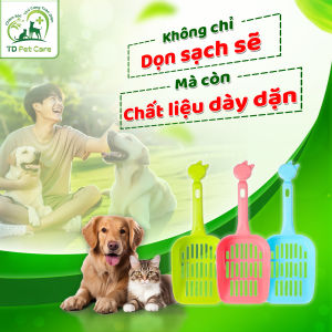 Xẻng Xúc Cát Cho Mèo Tiện Dụng A3 - Dụng Cụ Xúc Phân Cho Mèo Nhựa Cao Cấp