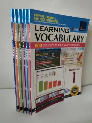 6 Books Age 6-12 SAP Learning Vocabulary English Workbook Singapore Exercise Book Textbook for Children Education