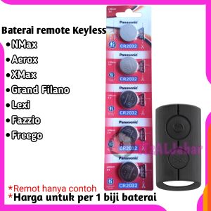 Baterai remote motor YAMAHA NMAX AEROX XMAX GRAND FILANO LEXI FAZZIO FREEGO