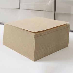 Giấy note ghi chú 400 tờ trơn đa năng Giấy ghi chú kraft vintage trắng basic trơn