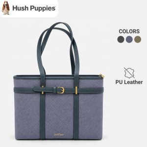 Hush Puppies Women Belted Tote Bag Textured PU Leather HLA659930