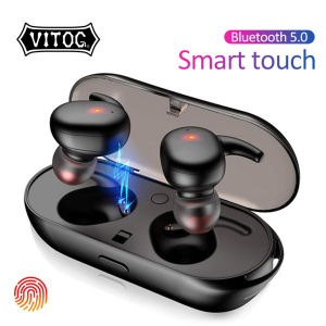 VITOG Y30 TWS Wireless Blutooth 5.0 Earphone Noise Cancelling Headset 3D Stereo Sound Music In-ear Earbuds for xiaomi Redmi huawei oppo vivo sony samsung Airdots Android Mobile Phone