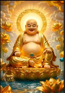Buddha Diamond Painting Full Drill Magic Cube DIY Kit for Adults Kids Embroidery Craft Home Decor Gift