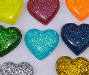 Nomor Rumah glitter Biru Terang angka dan Huruf