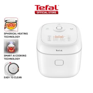 Tefal Delirice Fuzzy Logic 1.8L Rice Cooker RK7711 – 10 cups 11 programs 2mm spherical pot with ceramic coating