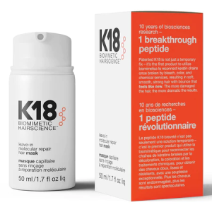 【 100% original】K18 Hair Mask Leave-In Molecular Repair 50ml  - Make hair shiny and repair damaged hair