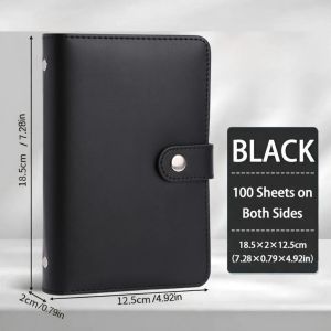 SweetCandi~A6 100 Days Envelope Challenge Budget Binder Money Savings Notebook Cash Storage Book