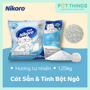 Cát Đậu Nành Mix Đất Sét / Cát Sắn Nikoro Nhật Bản Cho Mèo