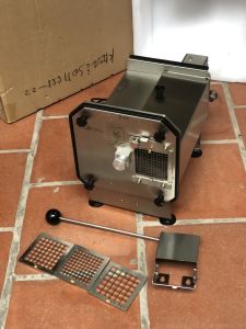 Máy cắt thái hạt lựu cà rốt hành tây su hào quả dứa thanh long thái thạch thái giò hạt lựu làm cơm chiên