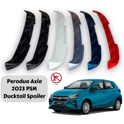 PERODUA AXIA (2023~2026) PSM ABS SPOILER & 3M TAPE PRIMER [ READY STOCK/ADA STOK ]