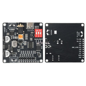 DY-HV8F โมดูลเล่นเสียง12V/24V ทริกเกอร์แบบ One-To-One การควบคุมแบบอนุกรมพร้อมเอาต์พุตเสียง10W/20W