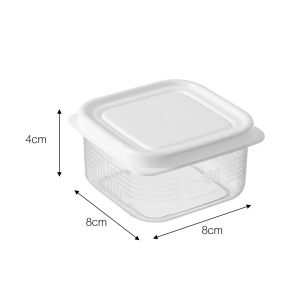 Plastic Box In Food Storage Box Microwave Small Lunch Box Sub-Brown Rice Packed Preservation Freezer Fresh Keeping Container