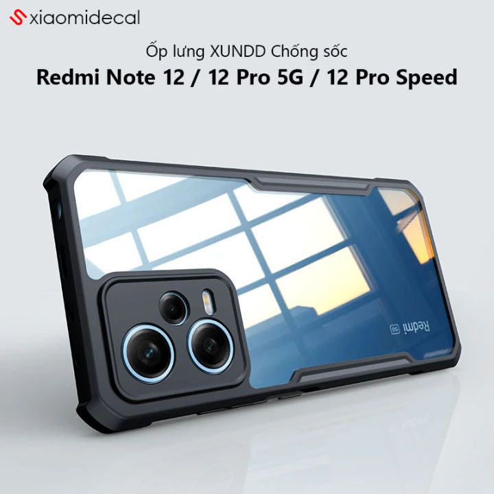 Ốp lưng XUNDD Redmi Note 12 4G 5G Note 12 Turbo 12 Pro 5G 12 Pro Speed Edition Mặt lưng